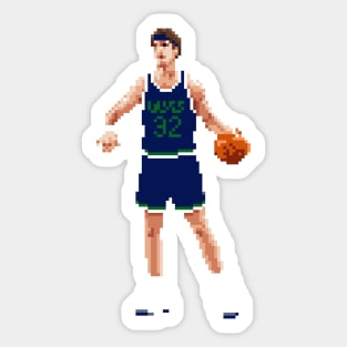 Christian Laettner Pixel Standing Sticker